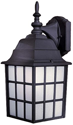 Minka Lavery Outdoor Wall Light 8718-66 Bridgeport Exterior Wall Lantern, 40 Watts, Black