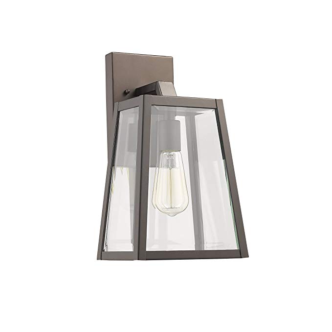 Chloe Lighting CH822034RB14-OD1 Transitional 1 Light Rubbed Bronze Outdoor Wall Sconce 14