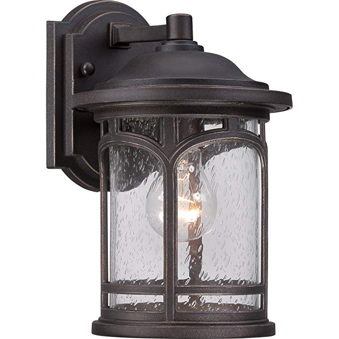 Quoizel MBH8407PN Marblehead 1-Light Outdoor Lantern, Palladian Bronze
