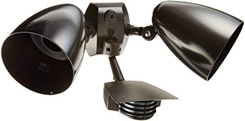 RAB Lighting STL200HB Stealth 200 Sensor with Twin Precision Die Cast HB101 Bullet Floods, Aluminum, 200 Degrees View Detection, 1000W Power, 120V, Bronze Color