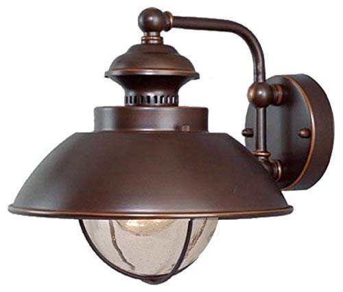 Vaxcel OW21501BBZ Harwich 10-Inch Outdoor Wall Light, Burnished Bronze