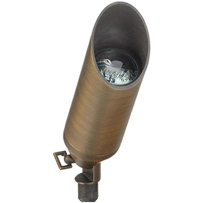 Best Quality Lighting LV19AB Finished Outdoor Up Light with Clear Glass Shade, Bronze