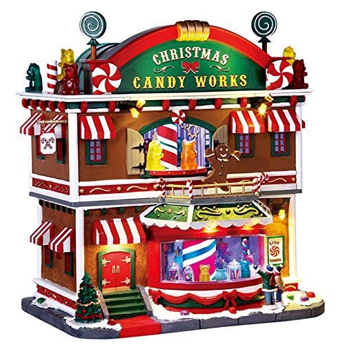 Lemax Christmas Candy Works Village Building Multicolored Resin 1 pk