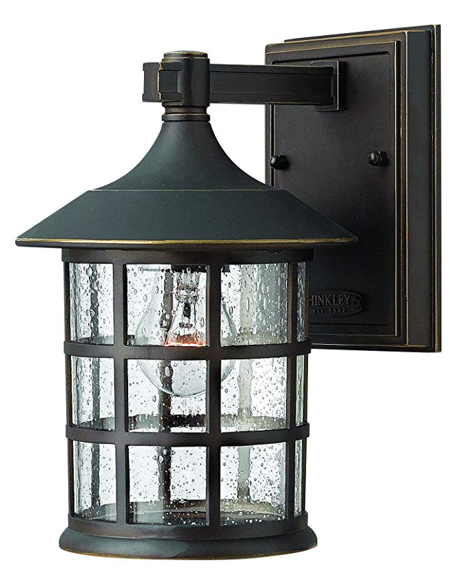 Hinkley 1800OZ Traditional One Light Wall Mount from Freeport collection in Bronze/Darkfinish,