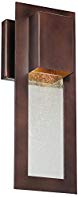 Minka Lavery Outdoor Wall Light 72381-246 Westgate Dark Sky Exterior Wall Lantern, 35w Halogen, Bronze